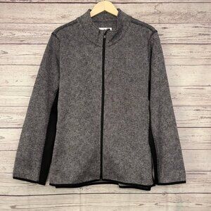 Mark New York Andrew Marc Herringbone Zip Up‎ Jacket XXL
